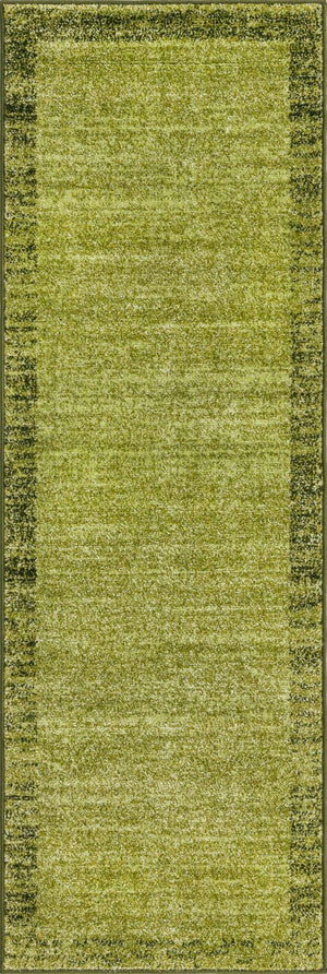 Light Green 2' x 6' 1 Del Mar Runner Area Rug 100% Polypropylene Easy Clean Stain Resistant Vivid Modern Carpet Mat for Home Decor Interior Designing for Sale at Rug Engine