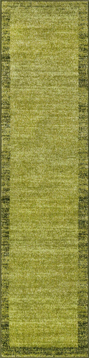 Light Green 2' x 8' Del Mar Runner Area Rug 100% Polypropylene Easy Clean Stain Resistant Vivid Modern Carpet Mat for Home Decor Interior Designing for Sale at Rug Engine