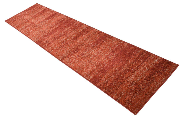Terracotta 2' x 8' Del Mar Runner Area Rug 100% Polypropylene Easy Clean Stain Resistant Vivid Modern Carpet Mat for Home Decor Interior Designing for Sale at Rug Engine