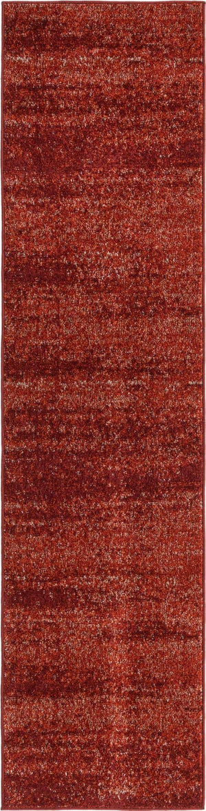 Terracotta 2' x 8' Del Mar Runner Area Rug 100% Polypropylene Easy Clean Stain Resistant Vivid Modern Carpet Mat for Home Decor Interior Designing for Sale at Rug Engine