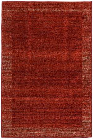 Terracotta 4' 1 x 6' 1 Del Mar Rectangle Area Rug 100% Polypropylene Easy Clean Stain Resistant Vivid Modern Carpet Mat for Home Decor Interior Designing for Sale at Rug Engine