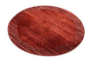 Terracotta 4' 1 x 4' 1 Del Mar Round Area Rug 100% Polypropylene Easy Clean Stain Resistant Vivid Modern Carpet Mat for Home Decor Interior Designing for Sale at Rug Engine