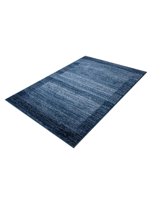 Navy Blue 4' 1 x 6' 1 Del Mar Rectangle Area Rug 100% Polypropylene Easy Clean Stain Resistant Vivid Modern Carpet Mat for Home Decor Interior Designing for Sale at Rug Engine