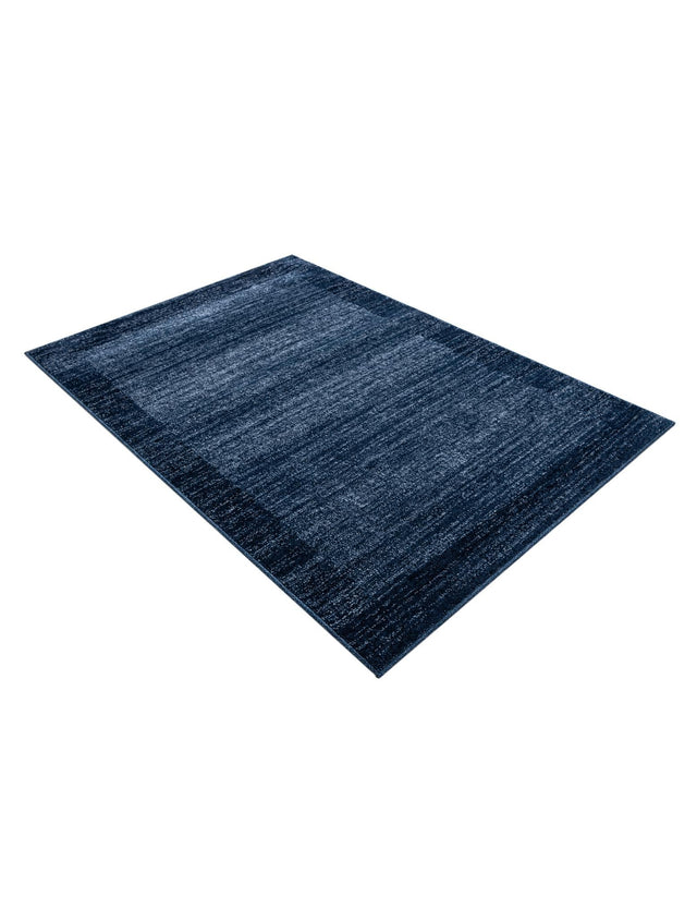 Navy Blue 4' 1 x 6' 1 Del Mar Rectangle Area Rug 100% Polypropylene Easy Clean Stain Resistant Vivid Modern Carpet Mat for Home Decor Interior Designing for Sale at Rug Engine