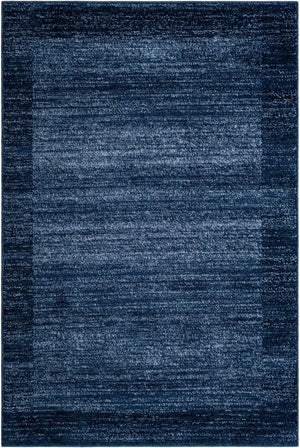 Navy Blue 4' 1 x 6' 1 Del Mar Rectangle Area Rug 100% Polypropylene Easy Clean Stain Resistant Vivid Modern Carpet Mat for Home Decor Interior Designing for Sale at Rug Engine