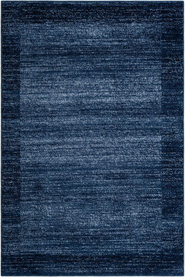 Navy Blue 4' 1 x 6' 1 Del Mar Rectangle Area Rug 100% Polypropylene Easy Clean Stain Resistant Vivid Modern Carpet Mat for Home Decor Interior Designing for Sale at Rug Engine