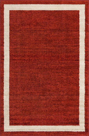 Terracotta 4' 1 x 6' 1 Del Mar Rectangle Area Rug 100% Polypropylene Easy Clean Stain Resistant Vivid Modern Carpet Mat for Home Decor Interior Designing for Sale at Rug Engine