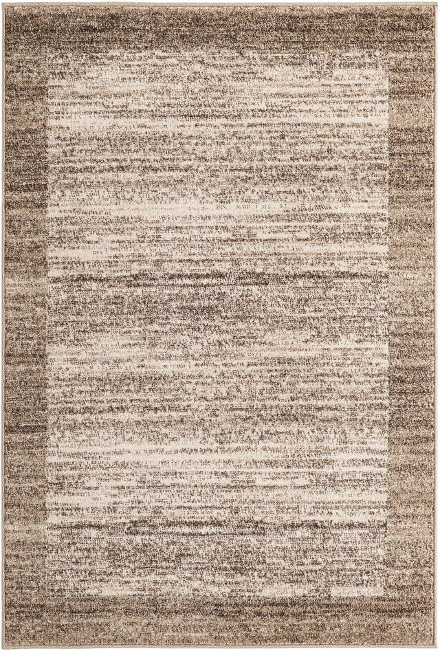 Beige 4' 1 x 6' 1 Del Mar Rectangle Area Rug 100% Polypropylene Easy Clean Stain Resistant Vivid Modern Carpet Mat for Home Decor Interior Designing for Sale at Rug Engine