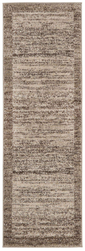Beige 2' x 6' 1 Del Mar Runner Area Rug 100% Polypropylene Easy Clean Stain Resistant Vivid Modern Carpet Mat for Home Decor Interior Designing for Sale at Rug Engine