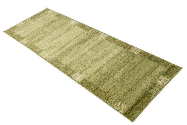 Light Green 2' x 6' 1 Del Mar Runner Area Rug 100% Polypropylene Easy Clean Stain Resistant Vivid Modern Carpet Mat for Home Decor Interior Designing for Sale at Rug Engine