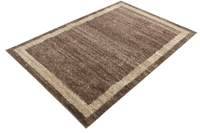 Light Brown 4' 1 x 6' 1 Del Mar Rectangle Area Rug 100% Polypropylene Easy Clean Stain Resistant Vivid Modern Carpet Mat for Home Decor Interior Designing for Sale at Rug Engine