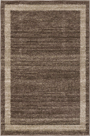 Light Brown 4' 1 x 6' 1 Del Mar Rectangle Area Rug 100% Polypropylene Easy Clean Stain Resistant Vivid Modern Carpet Mat for Home Decor Interior Designing for Sale at Rug Engine