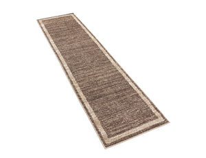 Light Brown 2' x 8' Del Mar Runner Area Rug 100% Polypropylene Easy Clean Stain Resistant Vivid Modern Carpet Mat for Home Decor Interior Designing for Sale at Rug Engine