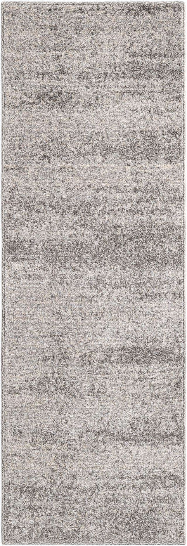 Gray 2' x 6' 1 Del Mar Runner Area Rug 100% Polypropylene Easy Clean Stain Resistant Vivid Modern Carpet Mat for Home Decor Interior Designing for Sale at Rug Engine