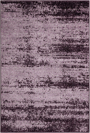 Violet 4' 1 x 6' 1 Del Mar Rectangle Area Rug 100% Polypropylene Easy Clean Stain Resistant Vivid Modern Carpet Mat for Home Decor Interior Designing for Sale at Rug Engine