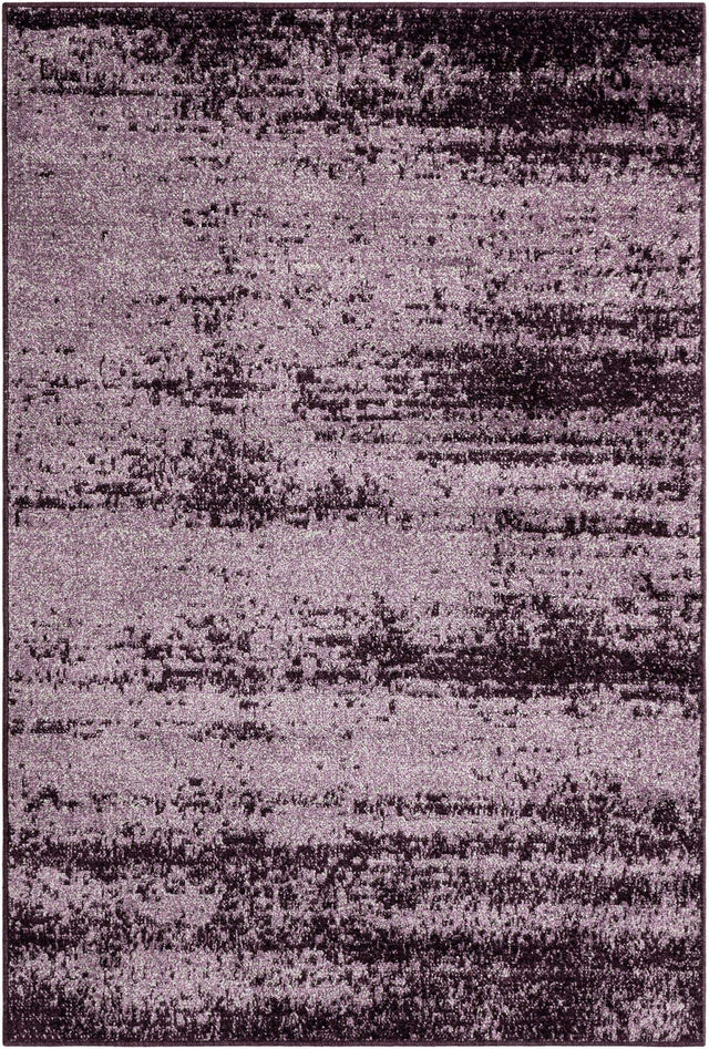 Violet 4' 1 x 6' 1 Del Mar Rectangle Area Rug 100% Polypropylene Easy Clean Stain Resistant Vivid Modern Carpet Mat for Home Decor Interior Designing for Sale at Rug Engine