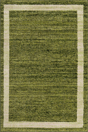 Green 4' 1 x 6' 1 Del Mar Rectangle Area Rug 100% Polypropylene Easy Clean Stain Resistant Vivid Modern Carpet Mat for Home Decor Interior Designing for Sale at Rug Engine