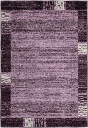 Violet 4' 1 x 6' 1 Del Mar Rectangle Area Rug 100% Polypropylene Easy Clean Stain Resistant Vivid Modern Carpet Mat for Home Decor Interior Designing for Sale at Rug Engine