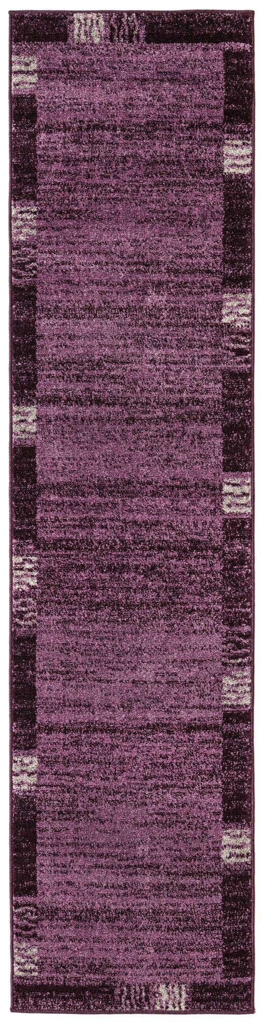 Violet 2' x 8' Del Mar Runner Area Rug 100% Polypropylene Easy Clean Stain Resistant Vivid Modern Carpet Mat for Home Decor Interior Designing for Sale at Rug Engine