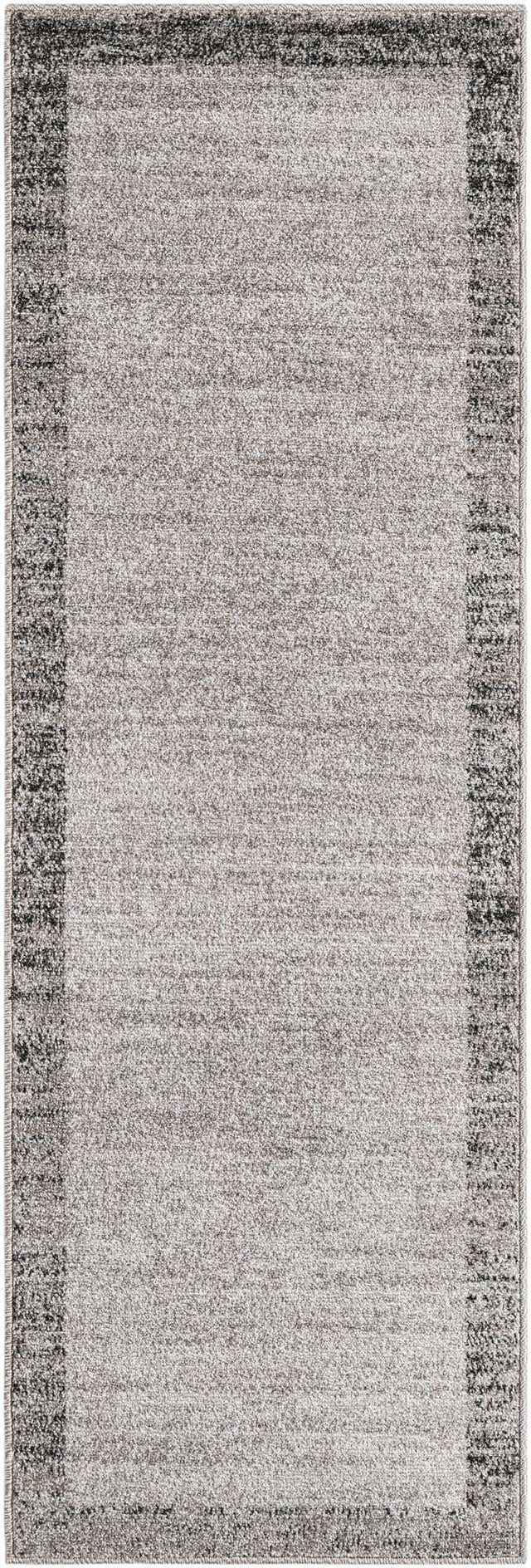 Light Gray 2' x 6' 1 Del Mar Runner Area Rug 100% Polypropylene Easy Clean Stain Resistant Vivid Modern Carpet Mat for Home Decor Interior Designing for Sale at Rug Engine
