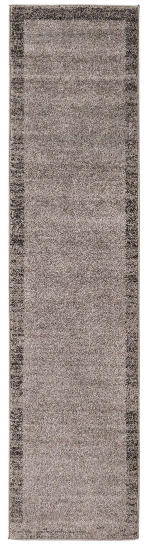 Light Gray 2' x 8' Del Mar Runner Area Rug 100% Polypropylene Easy Clean Stain Resistant Vivid Modern Carpet Mat for Home Decor Interior Designing for Sale at Rug Engine