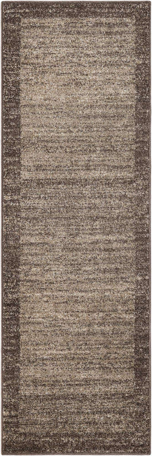Light Brown 2' x 6' 1 Del Mar Runner Area Rug 100% Polypropylene Easy Clean Stain Resistant Vivid Modern Carpet Mat for Home Decor Interior Designing for Sale at Rug Engine