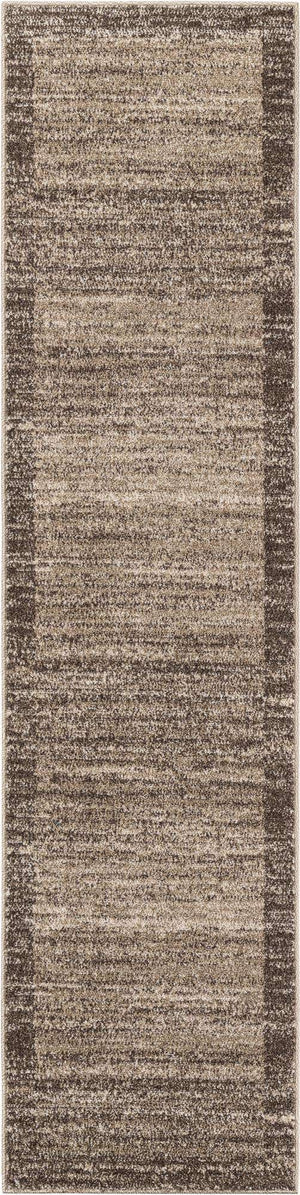 Light Brown 2' x 8' Del Mar Runner Area Rug 100% Polypropylene Easy Clean Stain Resistant Vivid Modern Carpet Mat for Home Decor Interior Designing for Sale at Rug Engine