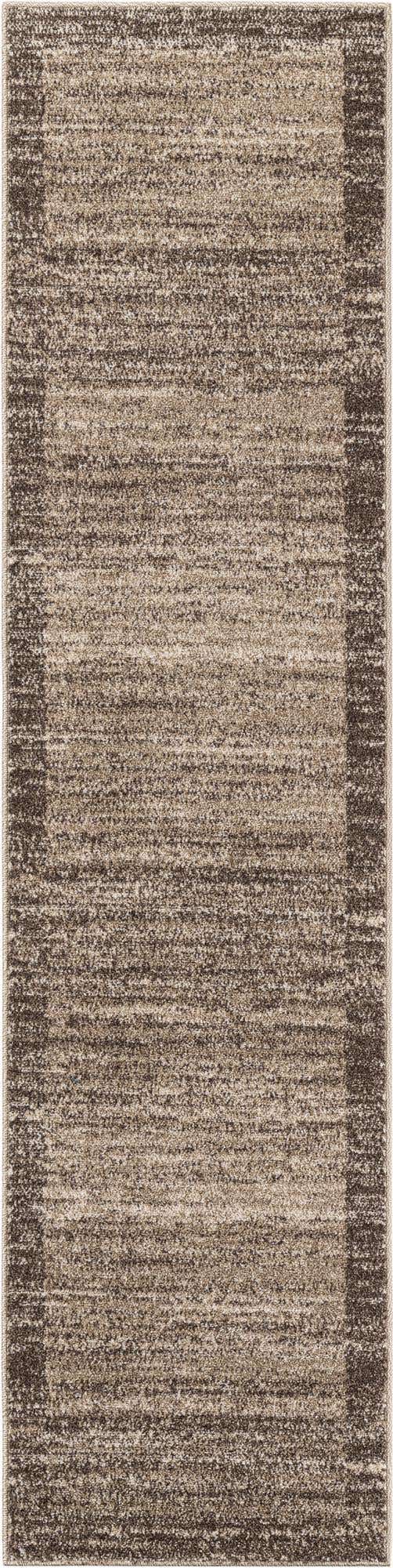 Light Brown 2' x 8' Del Mar Runner Area Rug 100% Polypropylene Easy Clean Stain Resistant Vivid Modern Carpet Mat for Home Decor Interior Designing for Sale at Rug Engine