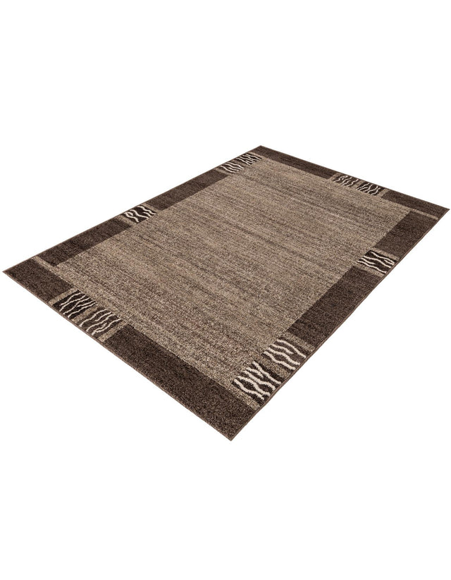 Dark Beige 4' 1 x 6' 1 Del Mar Rectangle Area Rug 100% Polypropylene Easy Clean Stain Resistant Vivid Modern Carpet Mat for Home Decor Interior Designing for Sale at Rug Engine