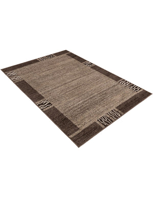 Dark Beige 4' 1 x 6' 1 Del Mar Rectangle Area Rug 100% Polypropylene Easy Clean Stain Resistant Vivid Modern Carpet Mat for Home Decor Interior Designing for Sale at Rug Engine