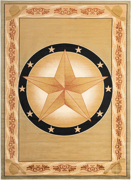 Green 10' x 14' 1 Pioneer Rectangle Area Rug