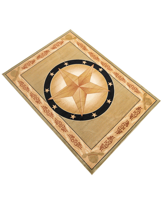 Green 9' x 12' Pioneer Rectangle Area Rug