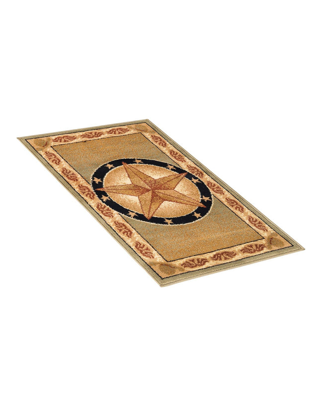 Green 2' x 3' 1 Pioneer Rectangle Area Rug