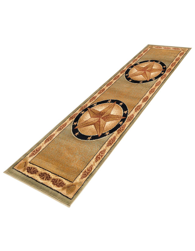 Green 2' x 6' 1 Pioneer Runner Area Rug