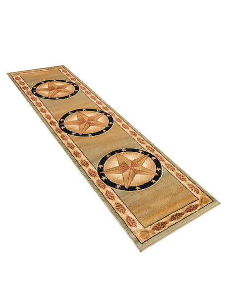 Green 2' x 8' Pioneer Runner Area Rug Classic Southwestern Motif Durable Stain Resistant Easy Clean Carpet for Traditional Interior Decor for Sale at Rug Engine