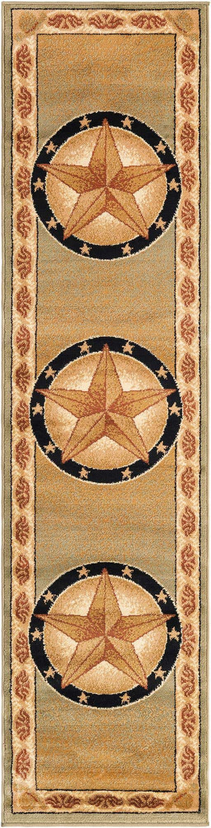 Green 2' x 8' Pioneer Runner Area Rug