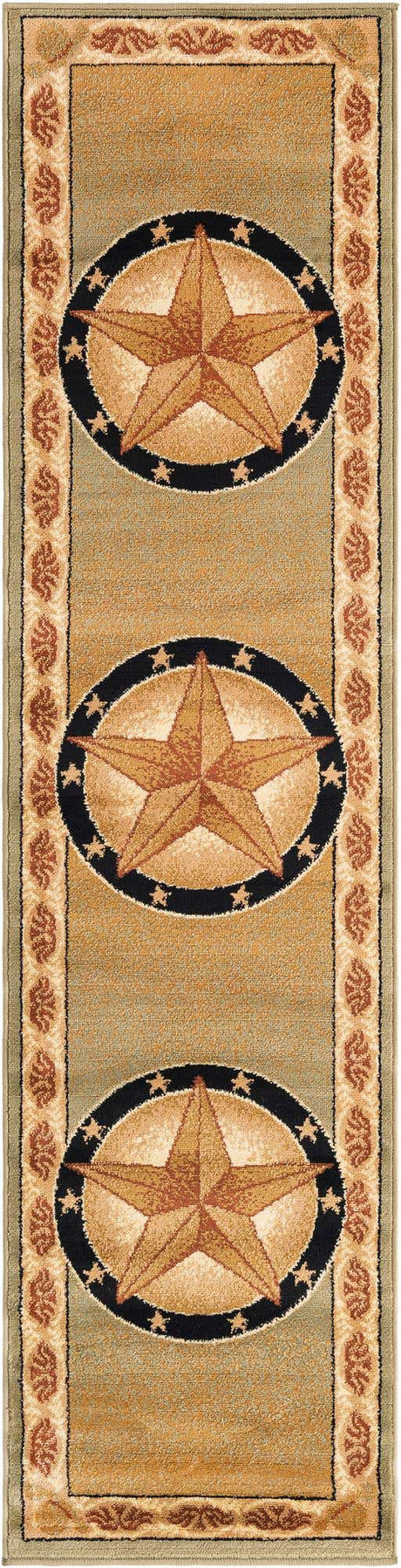 Green 2' x 8' Pioneer Runner Area Rug