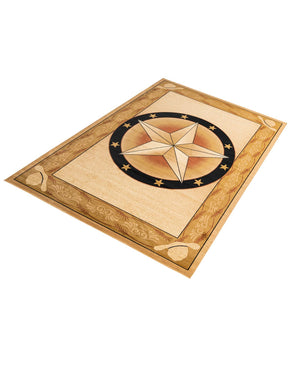 Ivory Brown 10' x 14' 1 Pioneer Rectangle Area Rug