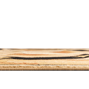 Ivory Brown 9' x 12' Pioneer Rectangle Area Rug