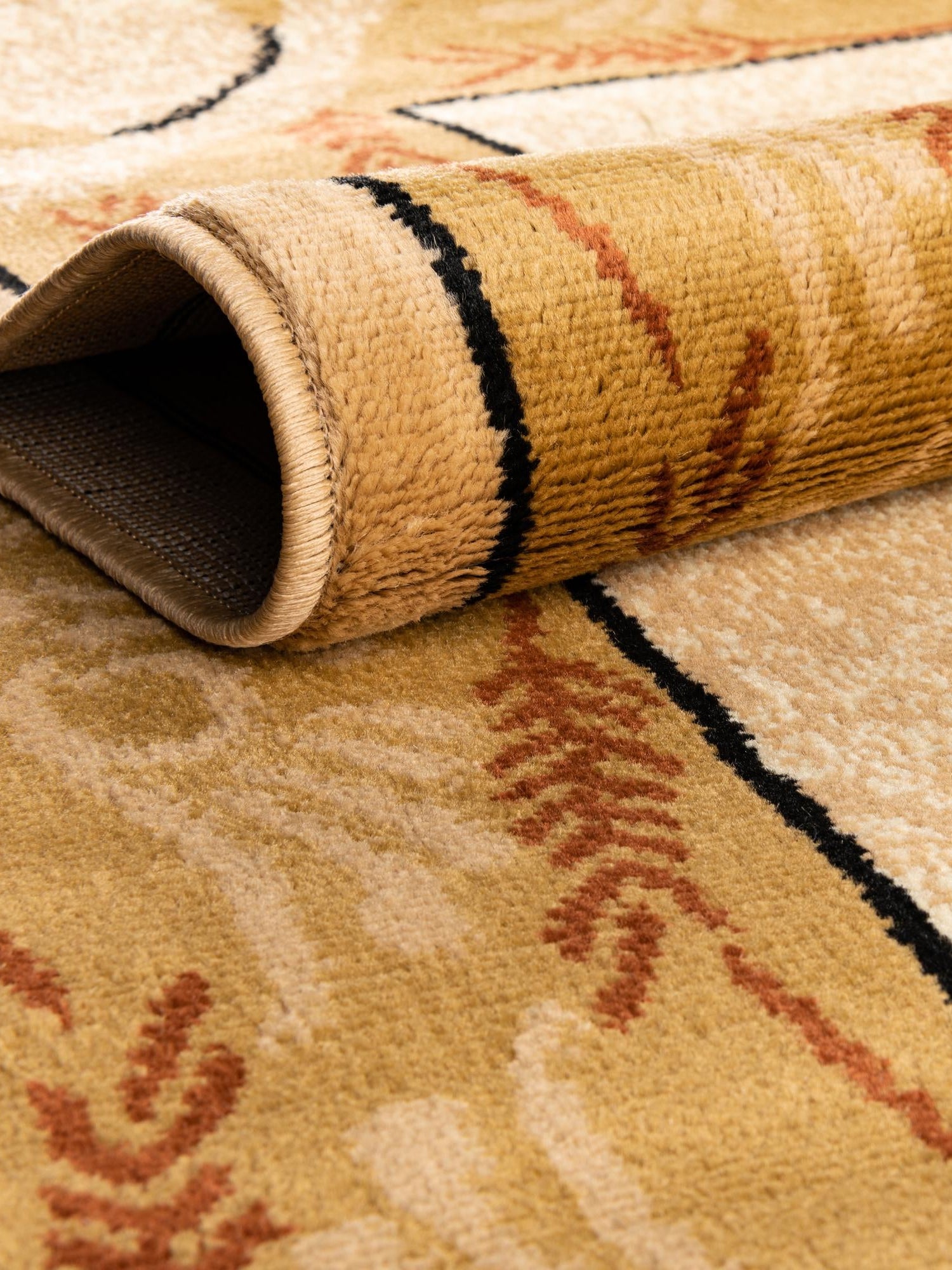 Ivory Brown 7' 1 x 10' Pioneer Rectangle Area Rug