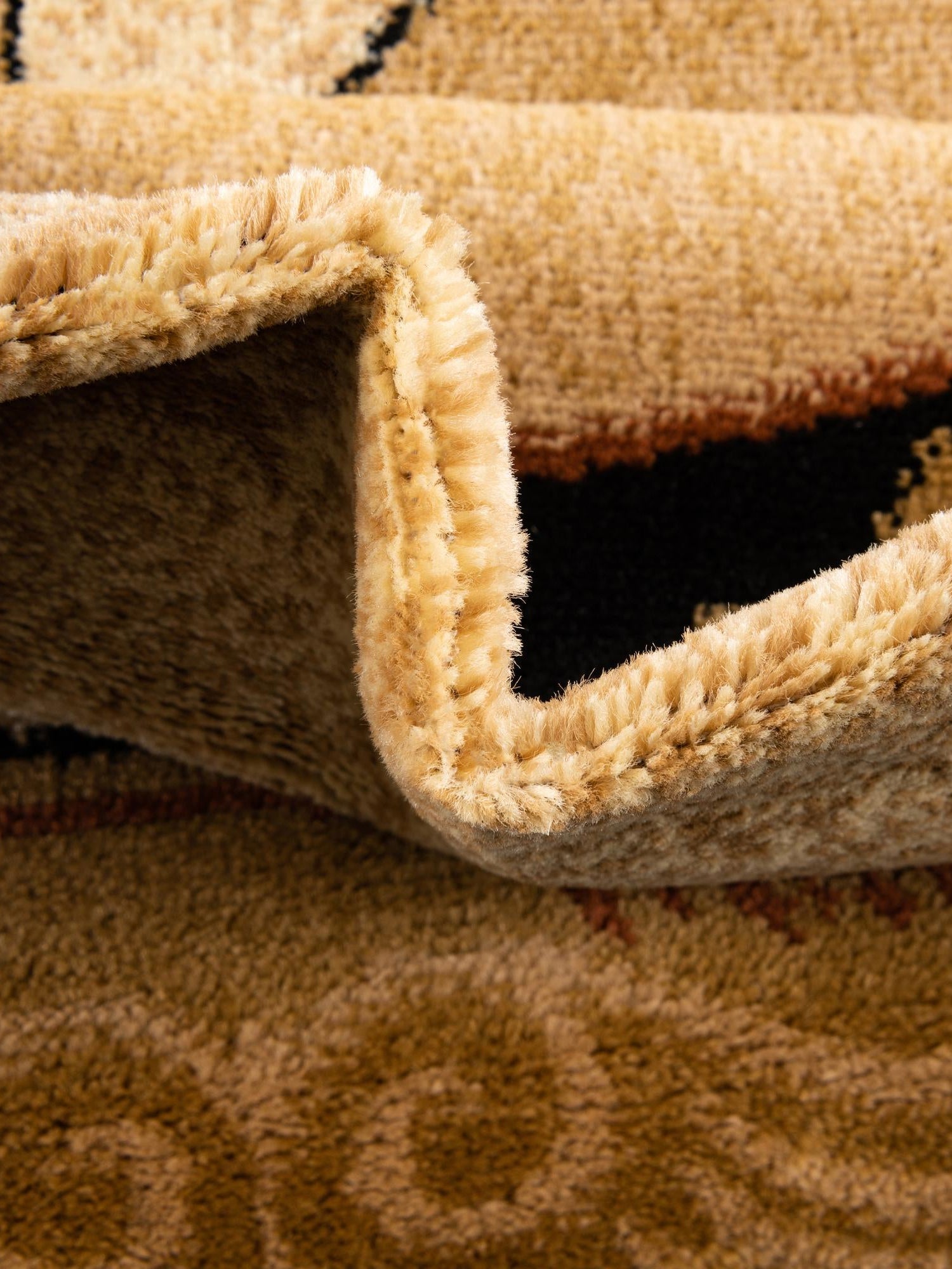 Ivory Brown 4' 1 x 4' 1 Pioneer Round Area Rug