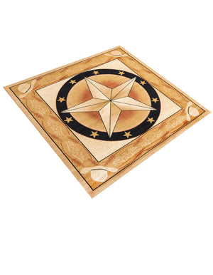 Ivory Brown 7' 10 x 7' 10 Pioneer Square Area Rug