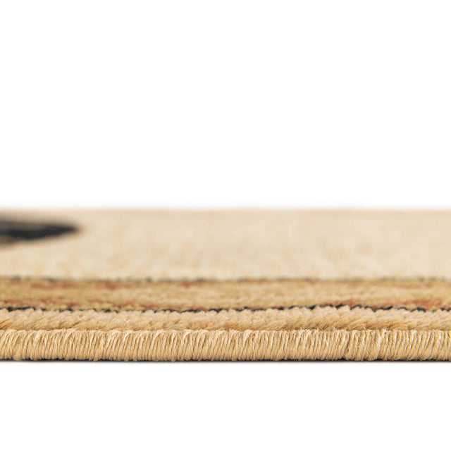 Ivory Brown 2' x 6' 1 Pioneer Runner Area Rug