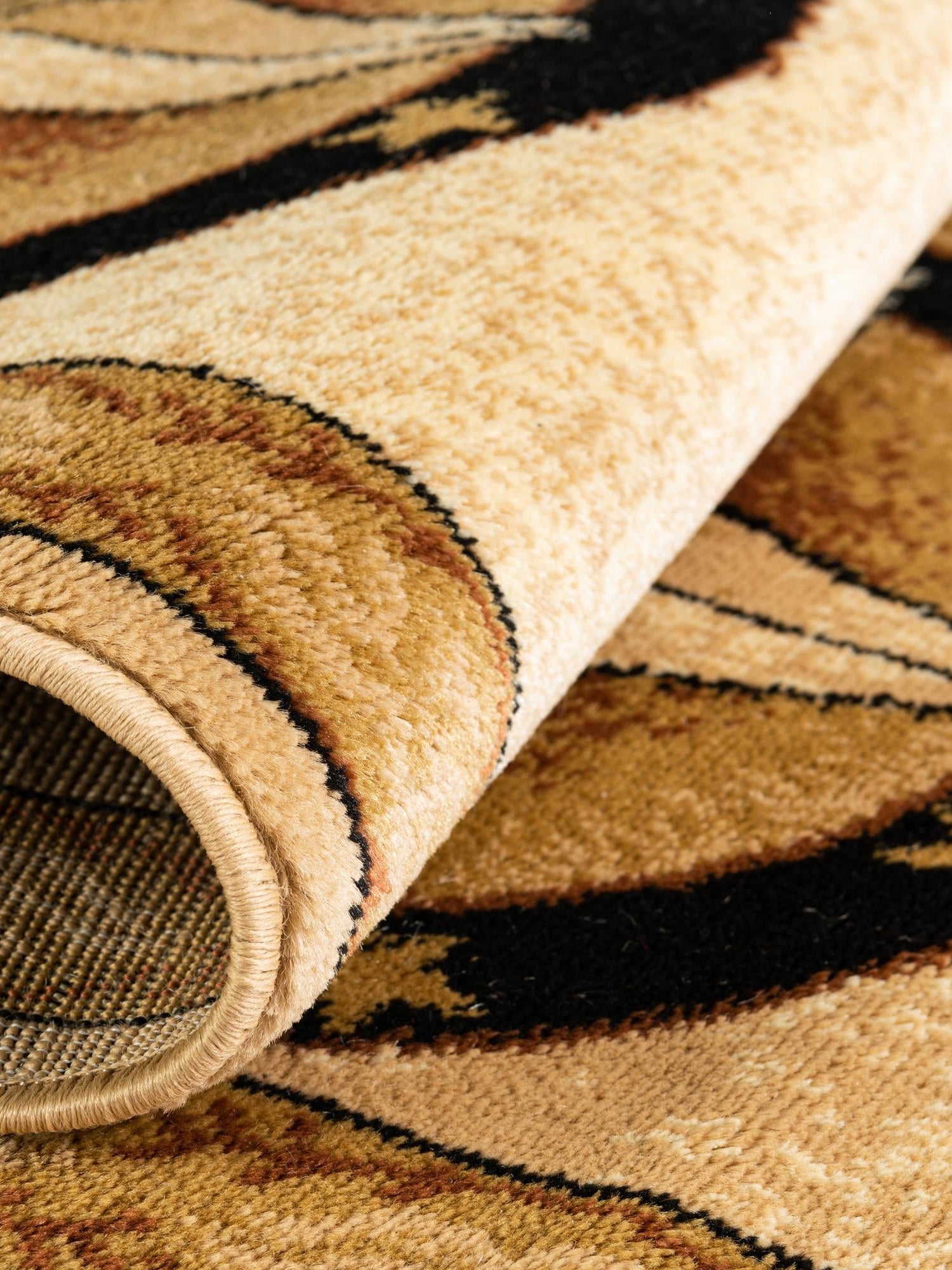 Ivory Brown 2' 11 x 12' Pioneer Runner Area Rug