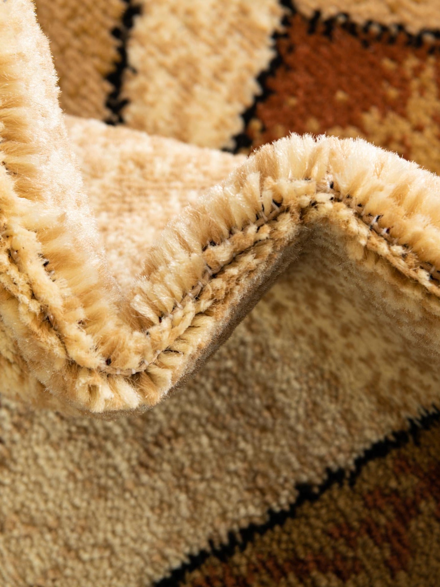 Ivory Brown 2' x 6' 1 Pioneer Runner Area Rug