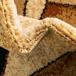 Ivory Brown 2' x 10' Pioneer Runner Area Rug