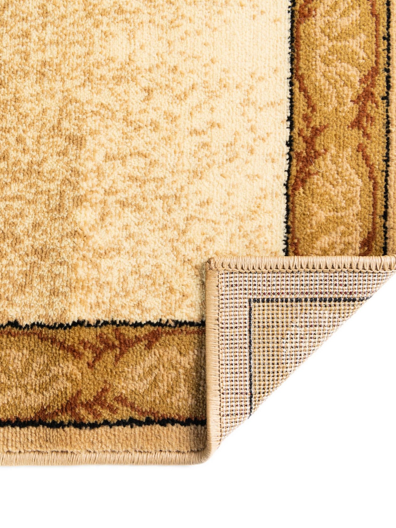 Ivory Brown 2' x 10' Pioneer Runner Area Rug