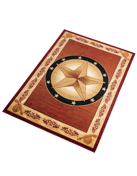 Red 10' x 14' 1 Pioneer Rectangle Area Rug