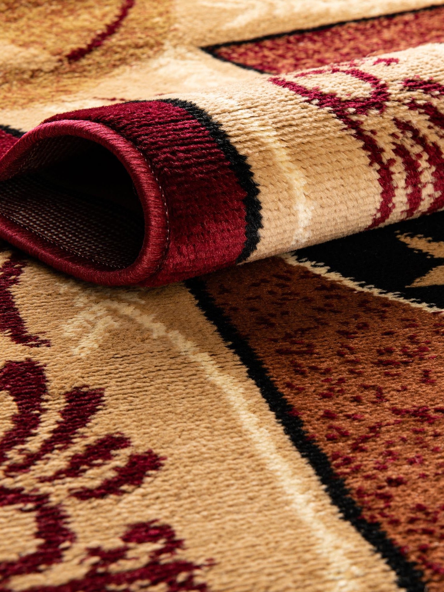 Red 4' 1 x 6' 1 Pioneer Rectangle Area Rug