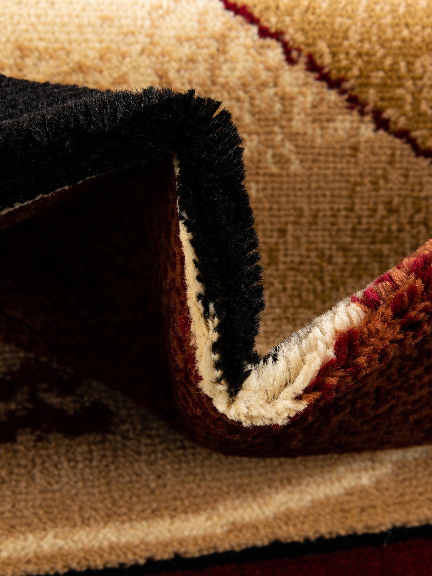 Red 7' 10 x 7' 10 Pioneer Square Area Rug